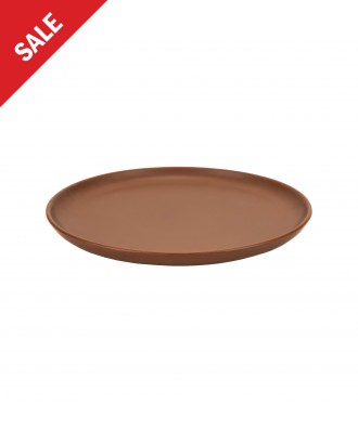 Farfurie ceramica pentru desert, 22 cm, Mira Brown - VILLACER